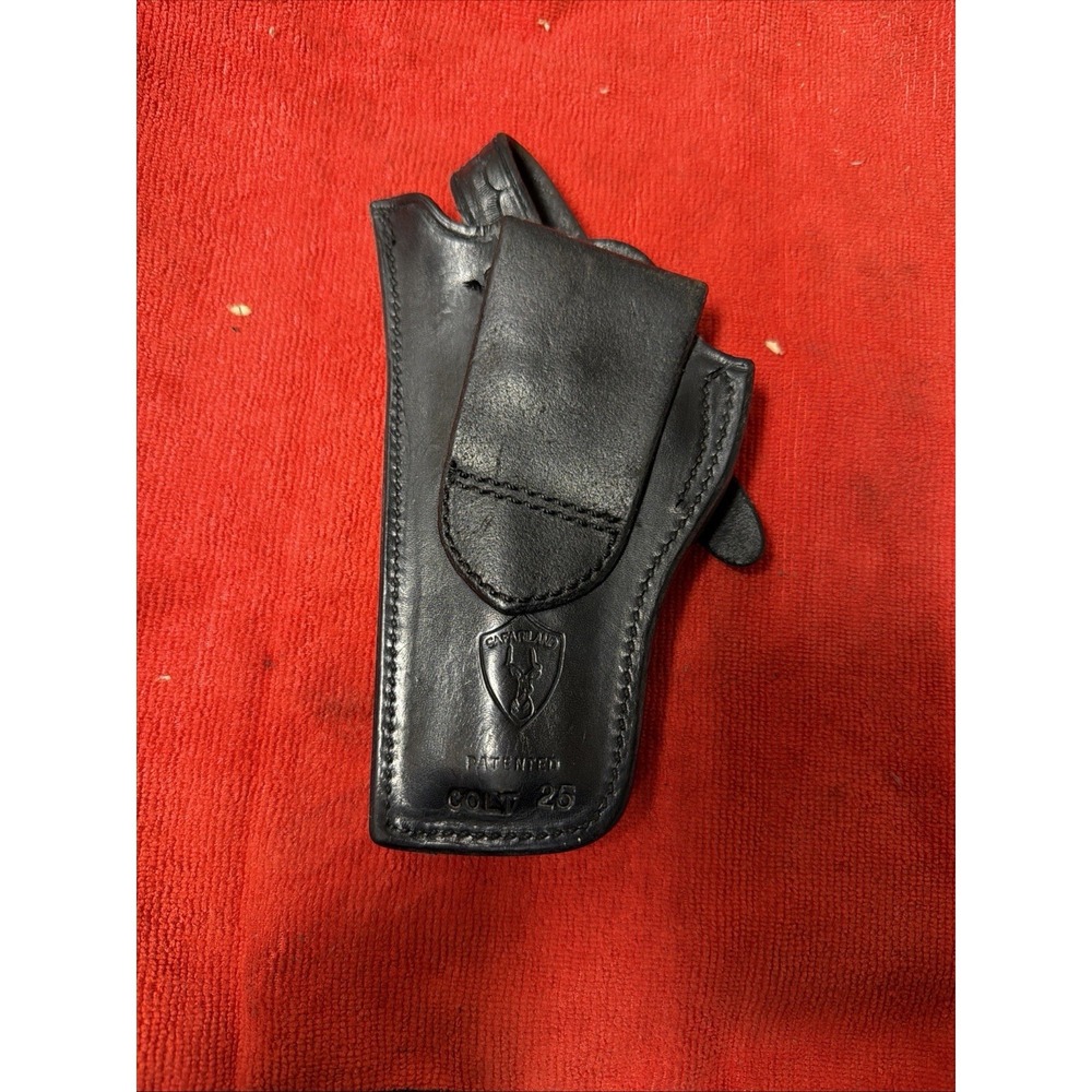 Safariland Leather Holster Colt 25 ACP‎ Black Basketweave